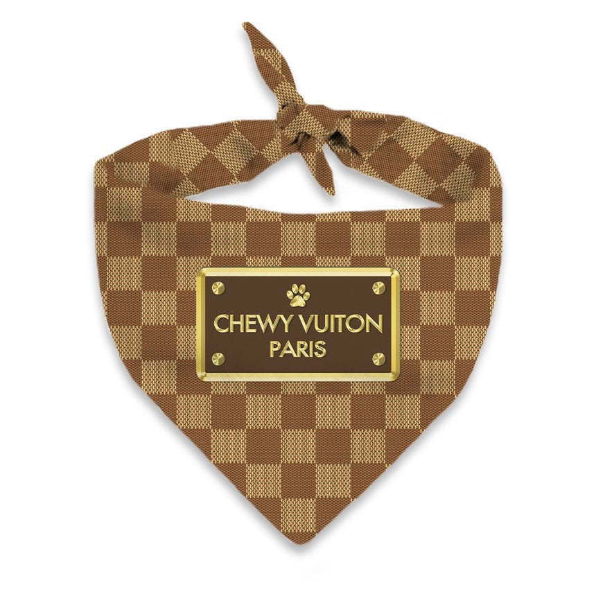 CHEWY VUITON CHECKER