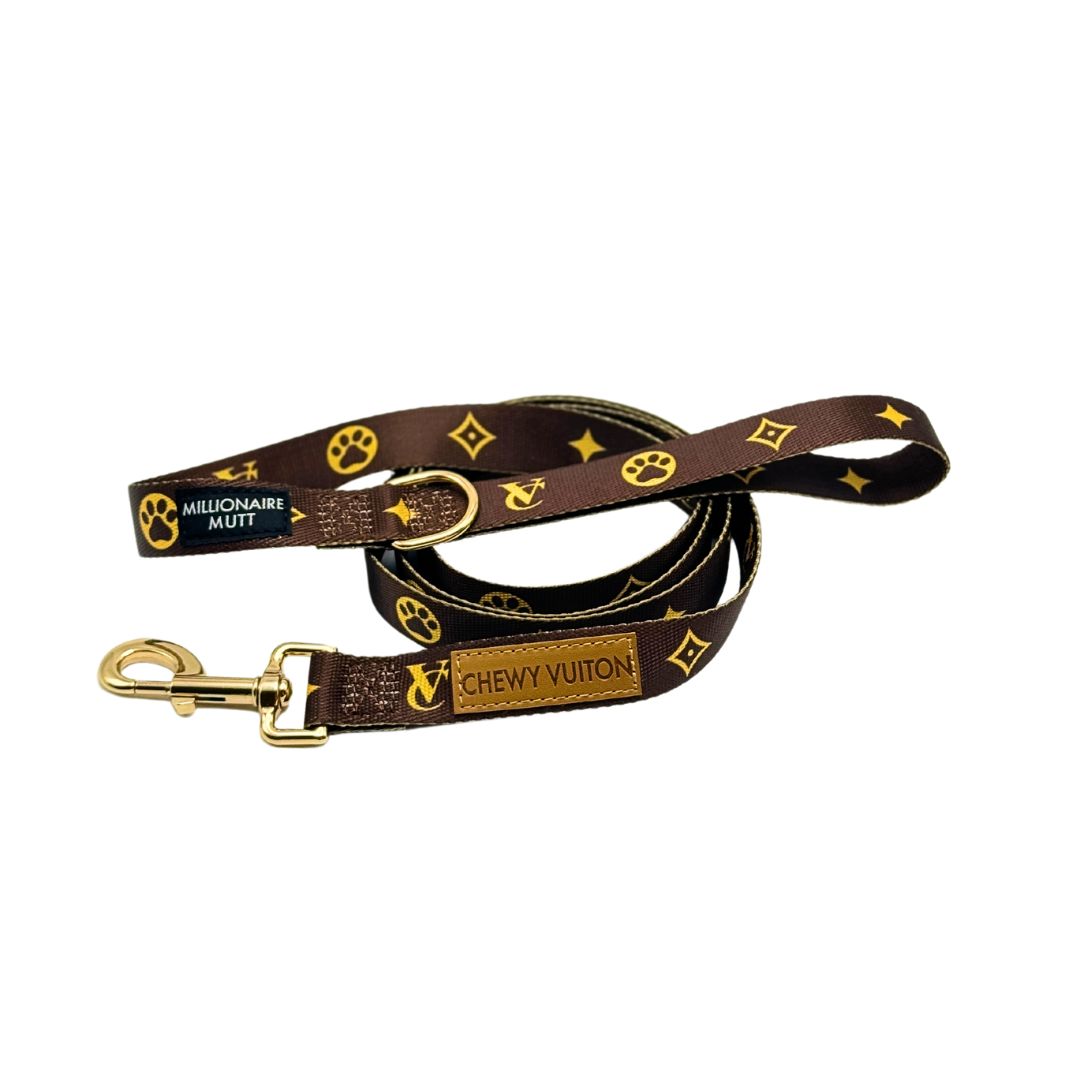 Chewy Vuiton Leash & Collar Set